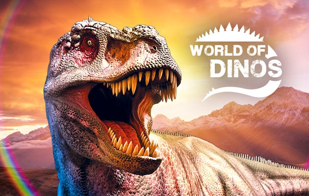4 tickets voor World of Dinos in Utrecht of Eindhoven! 